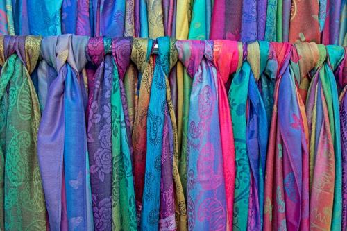 Colourful Scarves © Rosemary Ratcliff